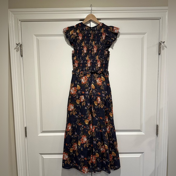 SEA New York Esme floral print maxi dress, blue, size 4 - Picture 2 of 7